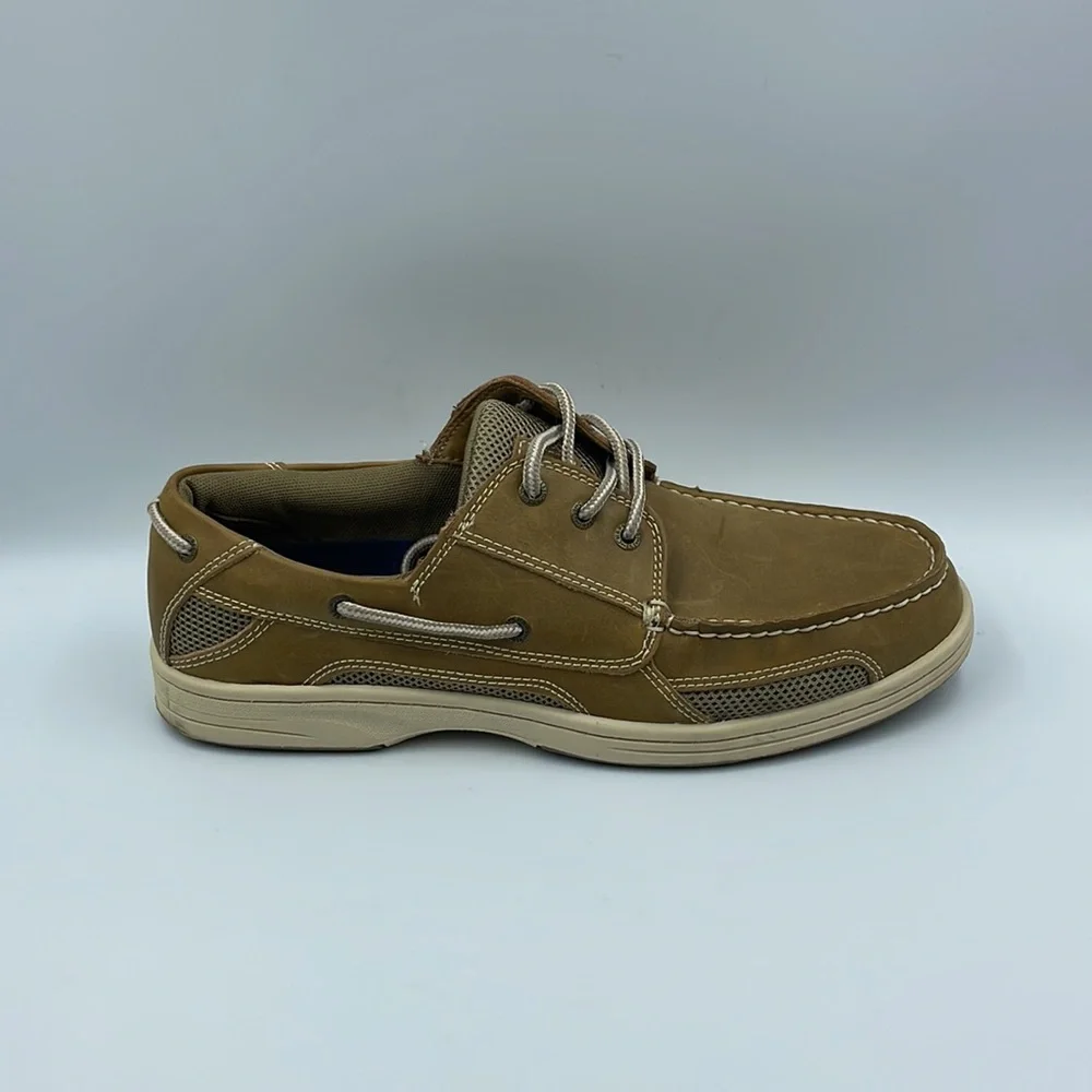 Chaps Leather Boat Shoes Men’s Sz‎ 11